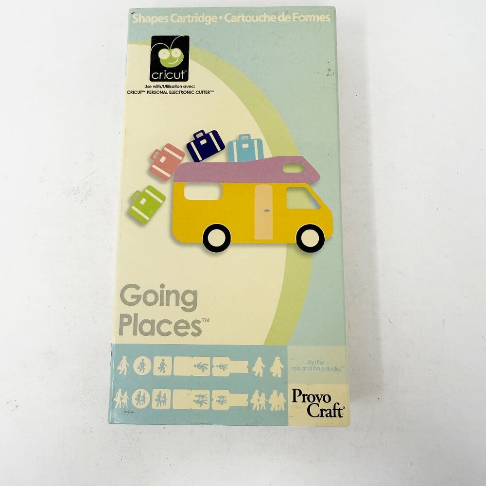 Provo Craft Cricut GOING PLACES Cartridge Complete